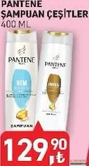 PANTENE ŞAMPUAN ÇEŞİTLERİ 400 ML fiyat ve kampanya bilgisi